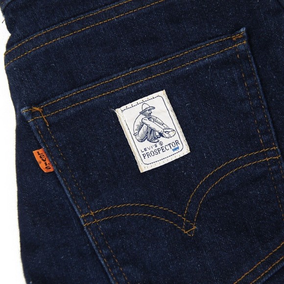 Levis Mens Sz 27 x 26 Vintage Prospector Orange Tab Denim Jeans 70's Dark No Tag - Picture 6 of 7